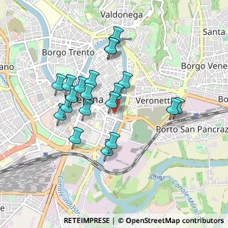 Mappa Vicolo Oratorio, 37121 Verona VR, Italia (0.8215)