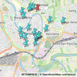 Mappa Vicolo Oratorio, 37121 Verona VR, Italia (0.9145)