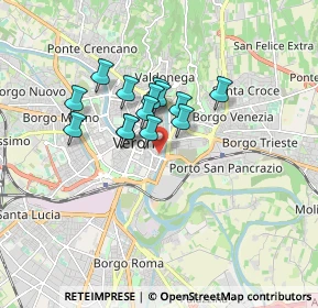 Mappa Vicolo Oratorio, 37121 Verona VR, Italia (1.205)