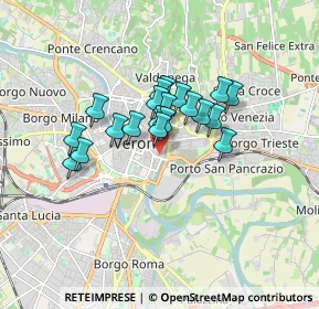 Mappa Vicolo Oratorio, 37121 Verona VR, Italia (1.2025)
