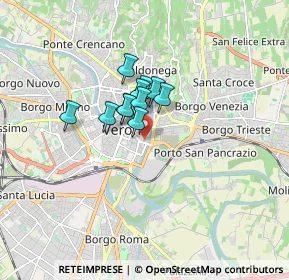 Mappa Via Lastre, 37121 Verona VR, Italia (0.95818)
