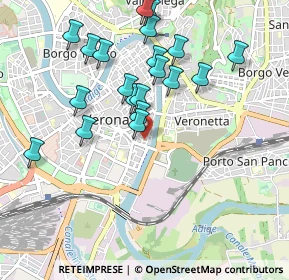 Mappa Vicolo Oratorio, 37121 Verona VR, Italia (0.95)