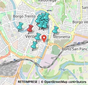 Mappa Via Lastre, 37121 Verona VR, Italia (0.69929)