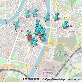 Mappa Via Lastre, 37121 Verona VR, Italia (0.3975)