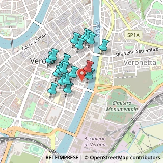 Mappa Via Lastre, 37121 Verona VR, Italia (0.337)