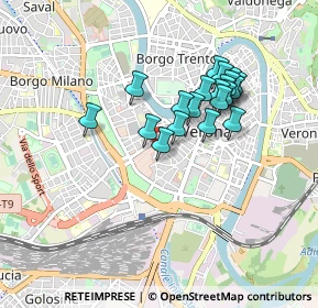 Mappa Via Calcirelli, 37122 Verona VR, Italia (0.7275)