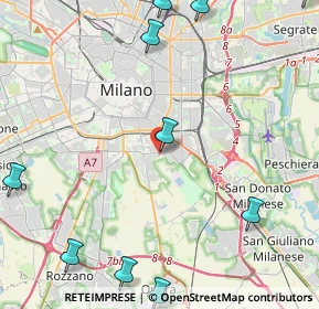 Mappa Via Privata Passo Pordoi, 20139 Milano MI, Italia (6.60364)