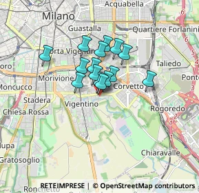 Mappa Via Privata Passo Pordoi, 20139 Milano MI, Italia (1.06)