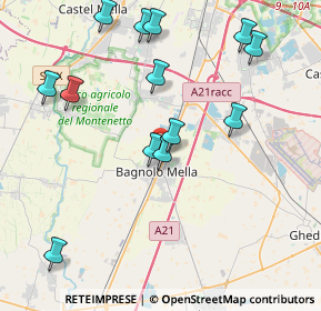 Mappa Via Achille Grandi, 25021 Bagnolo Mella BS, Italia (4.38615)