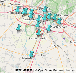 Mappa Via Achille Grandi, 25021 Bagnolo Mella BS, Italia (7.575)