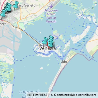 Mappa Calle Regina, 30124 Venezia VE, Italia (6.6075)