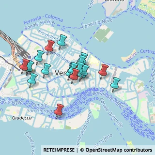 Mappa Merceria S. Zulian, 30124 Venezia VE, Italia (0.725)
