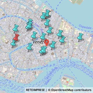 Mappa Portico delle acque, 30124 Venezia VE, Italia (0.478)