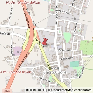 Mappa Via Po, 34, 35135 Padova, Padova (Veneto)