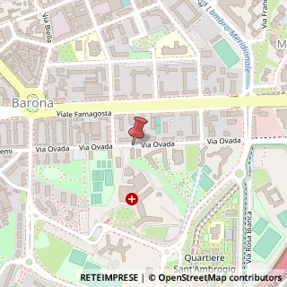 Mappa Via Ovada, 34, 20142 Milano, Milano (Lombardia)