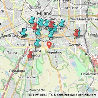 Mappa Via Bernardino Verro, 20124 Milano MI, Italia (1.8695)