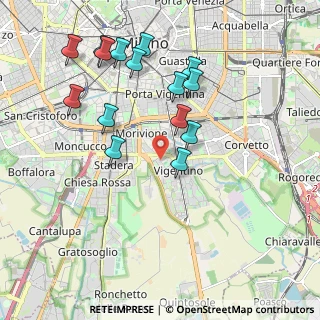 Mappa Via Bernardino Verro, 20124 Milano MI, Italia (2.02333)