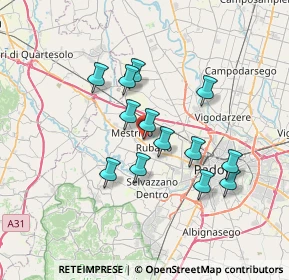 Mappa Via Udine, 35035 Mestrino PD, Italia (5.90154)