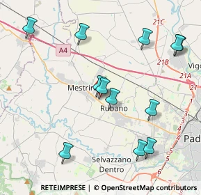 Mappa Via Udine, 35035 Mestrino PD, Italia (4.41667)