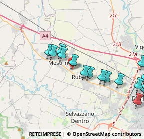 Mappa Via Udine, 35035 Mestrino PD, Italia (5.2805)