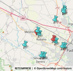 Mappa Via Udine, 35035 Mestrino PD, Italia (4.73923)