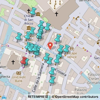 Mappa Calle de la Saoneria, 30123 Venezia VE, Italia (0.04815)