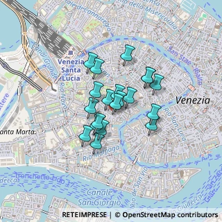 Mappa Calle de Dona Onesta, 30123 Venezia VE, Italia (0.292)