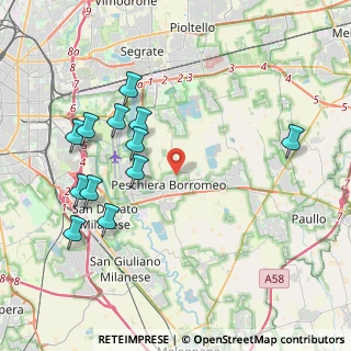 Mappa Via C. Pavese, 20068 Peschiera Borromeo MI, Italia (4.2775)