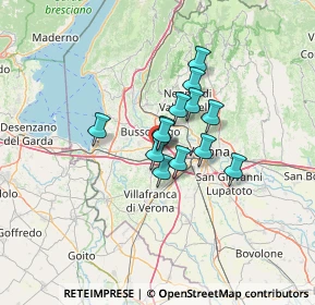 Mappa Via Emilia, 37060 Lugagnano VR, Italia (8.23077)