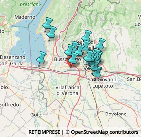 Mappa Via Emilia, 37060 Lugagnano VR, Italia (9.53889)