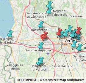Mappa Via Emilia, 37060 Lugagnano VR, Italia (9.022)
