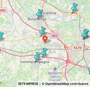 Mappa Via Emilia, 37060 Lugagnano VR, Italia (7.01563)
