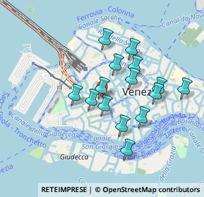 Mappa Calle Fianco de la Scuola, 30123 Venezia VE, Italia (0.75467)
