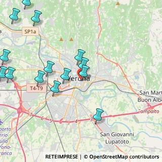 Mappa Via Adigetto, 37121 Verona VR, Italia (5.19357)