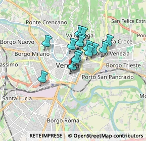 Mappa Via Adigetto, 37121 Verona VR, Italia (1.10313)