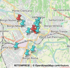 Mappa Via Adigetto, 37121 Verona VR, Italia (1.41909)