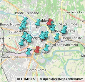 Mappa Via Adigetto, 37121 Verona VR, Italia (1.415)