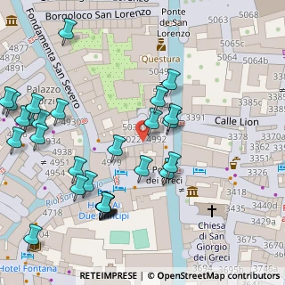 Mappa Calle dei Preti, 30122 Venezia VE, Italia (0.06897)