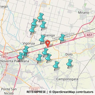 Mappa Via del Grano, 30030 Pianiga VE, Italia (3.76714)