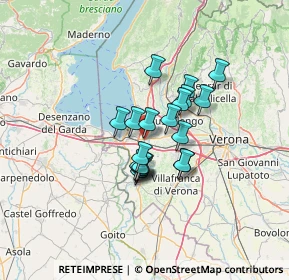 Mappa Via Italia, 37014 Castelnuovo del Garda VR, Italia (8.9415)