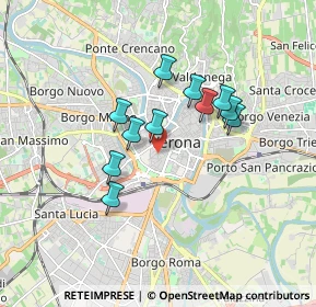 Mappa Via Luigia Poloni, 37122 Verona VR, Italia (1.37091)