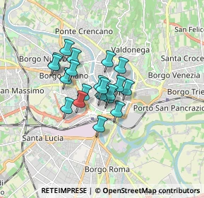 Mappa Via Luigia Poloni, 37122 Verona VR, Italia (1.0785)