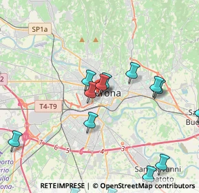 Mappa Via Luigia Poloni, 37122 Verona VR, Italia (5.26125)
