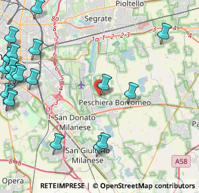 Mappa Via XXV Aprile, 20068 Milano MI, Italia (6.176)