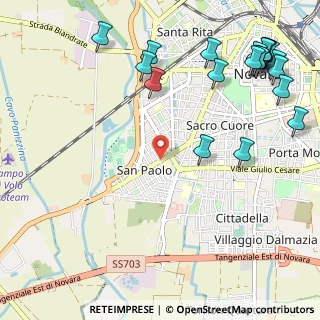 Mappa Via Firenze, 28100 Novara NO, Italia (1.4955)