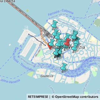 Mappa Sestiere di Santa Croce, 30135 Venezia VE, Italia (0.6515)