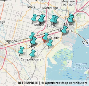 Mappa Via Parma, 30034 Mira VE, Italia (6.6365)