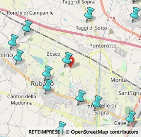 Mappa Via Cesare, 35030 Rubano PD, Italia (3.20267)