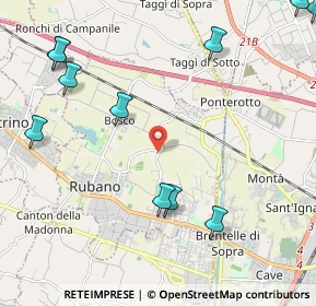 Mappa Via Cesare, 35030 Rubano PD, Italia (2.86818)