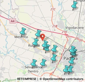 Mappa Via Cesare, 35030 Sarmeola PD, Italia (4.81688)